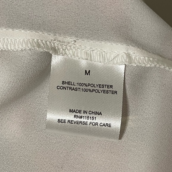 Romeo & Juliet Couture White Blouse - Picture 6 of 6